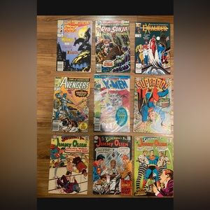 Marvel and DC comics